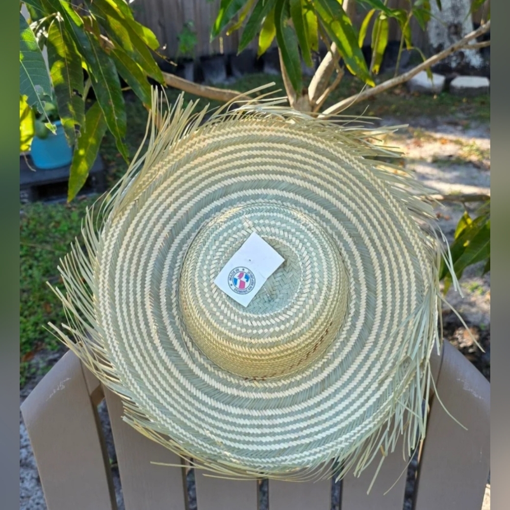 Natural Color Pava Puerto Rican Jíbaro Hat